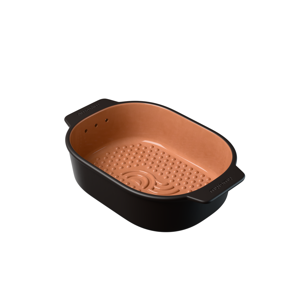 myromy Brot-Frische-Topf Keramik-Brottopf Coffee Edition · 3,5 L