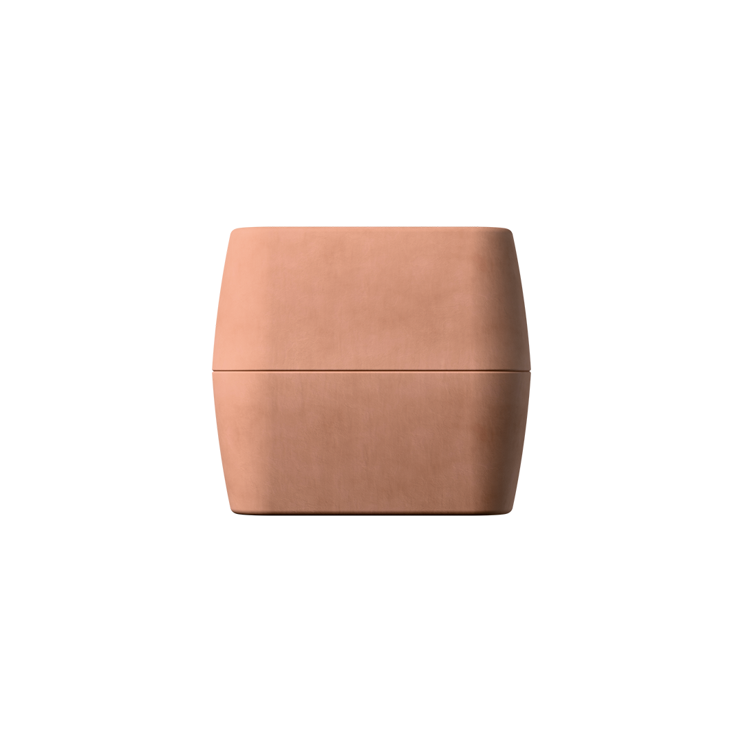 Packshot myromy BBQ Brick #1 aus Terrakotta, 2-in-1 Bräter aus Keramik, für Grill, Herd, offenes Feuer.