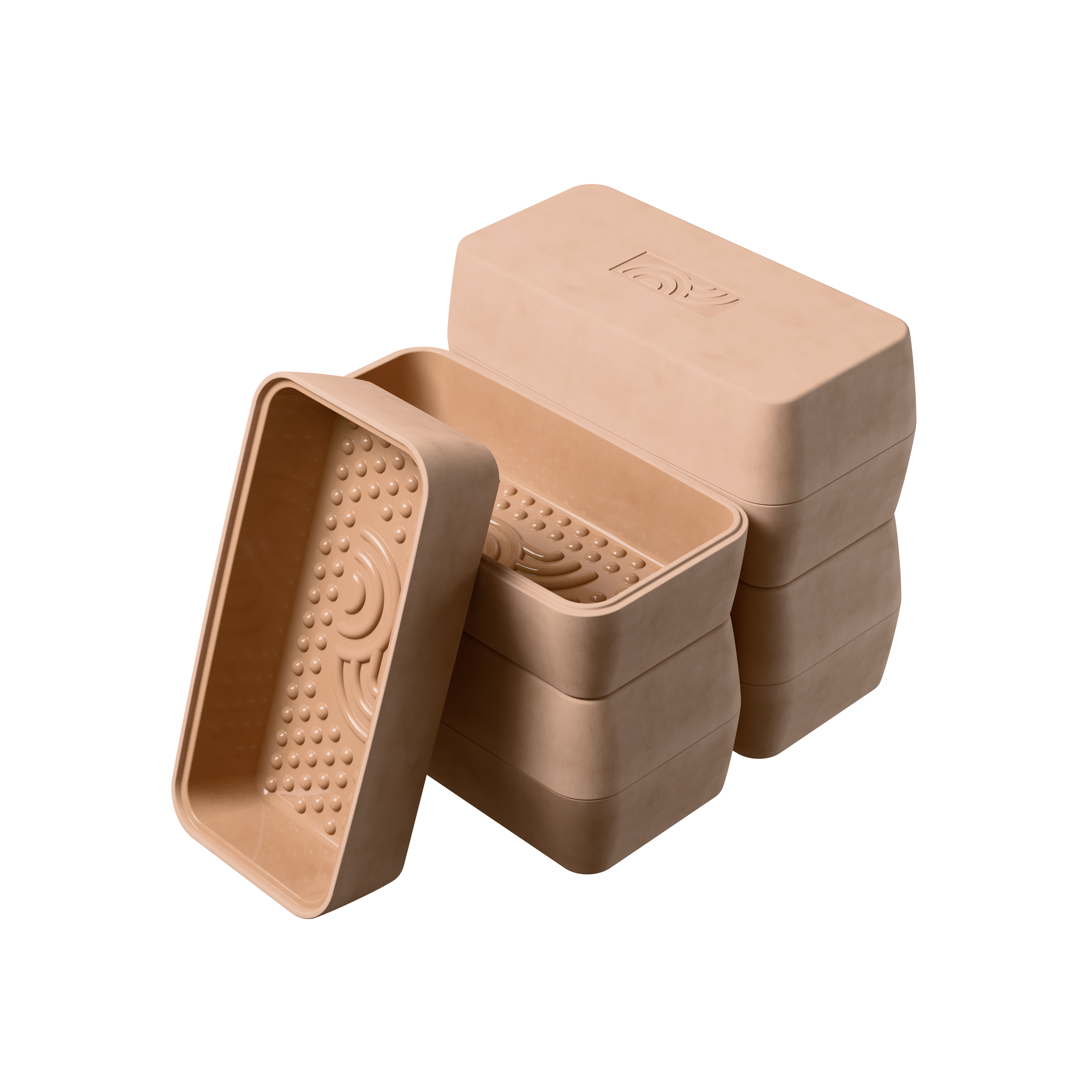 myromy BBQ Brick Mini Bräter | Quattro 4er-Set